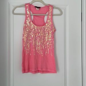 Racer bank sequence tank top